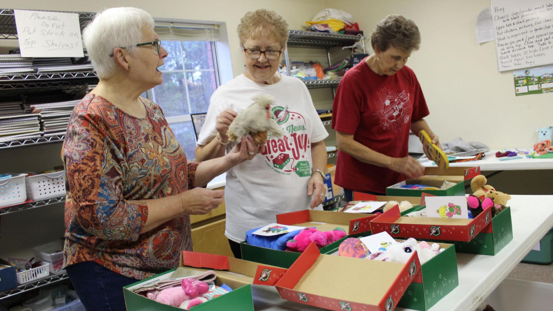 Christmas giving campaigns benefit children and senior citizens